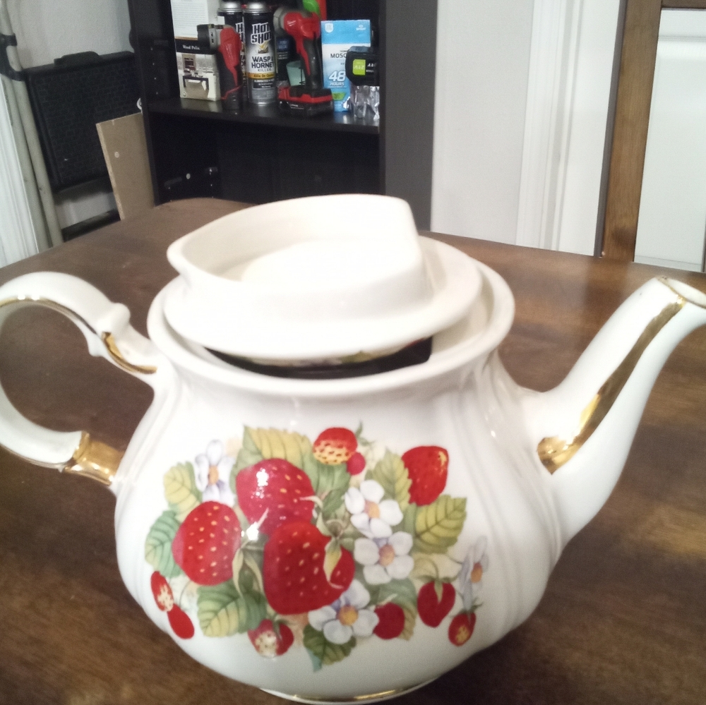 z VTG Windsor by Sadler Teapot With Gold Trim - Picture 3 of 8